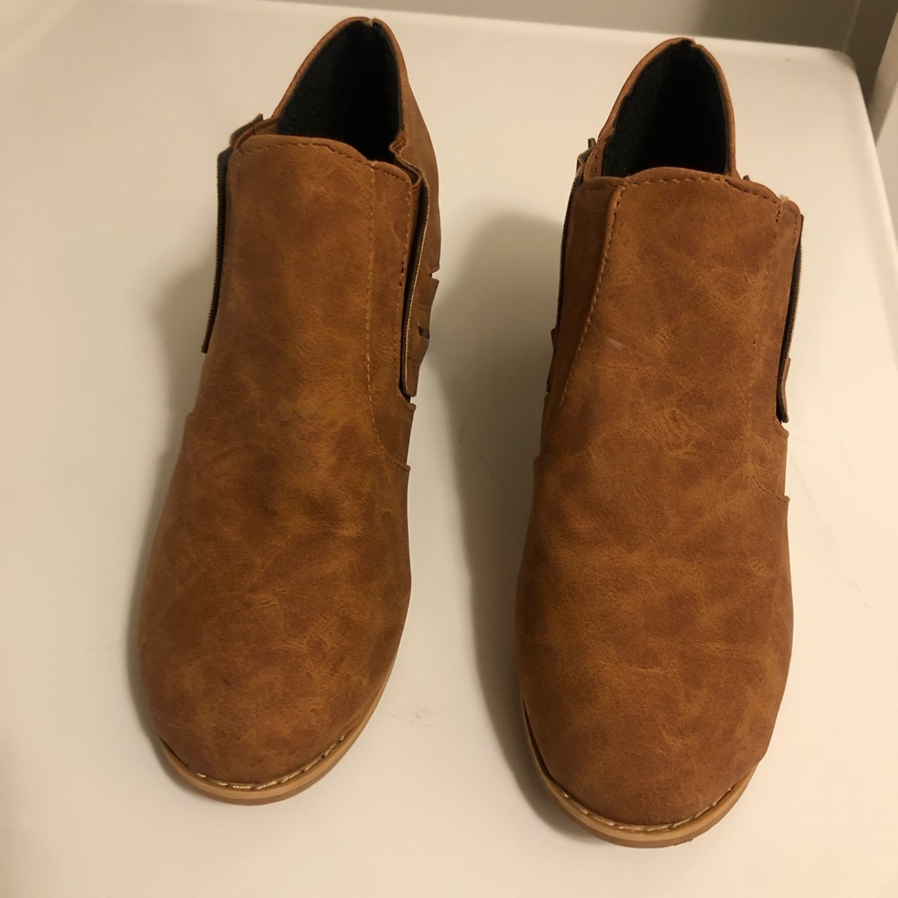 Tan Booties